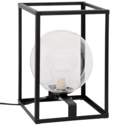 Maisons Du Monde Lampes à Poser Lampe Cubique En Métal Noir
