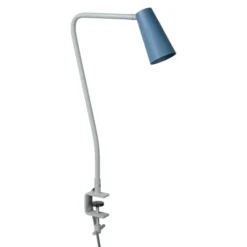 Lucide Lampes à Poser Lampe De Bureau En Métal Bleu -Luminaires Soldes 202 lampe de bureau en metal bleu 4