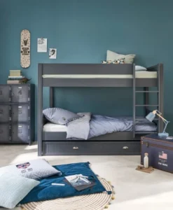 Maisons Du Monde Lampes De Chevet Enfant Lampe De Bureau En Métal Bleu Et Hévéa -Luminaires Soldes 202 lampe de bureau en metal bleu et hevea 1000 5 20 181650 16