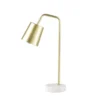 Maisons Du Monde Lampes De Chevet Enfant Lampe De Bureau En Métal Doré Et Marbre Blanc -Luminaires Soldes 202 lampe de bureau en metal dore et marbre blanc 1000 14 29 181659 1