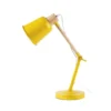 Maisons Du Monde Lampes De Chevet Enfant Lampe De Bureau En Métal Jaune Et Hévéa -Luminaires Soldes 202 lampe de bureau en metal jaune et hevea 1000 7 22 181652 1