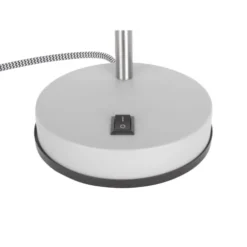 Leitmotiv Lampes à Poser Lampe De Bureau En Métal New Study Blanc -Luminaires Soldes 202 lampe de bureau en metal new study blanc 3