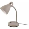 Leitmotiv Lampes à Poser Lampe De Bureau En Métal New Study Gris -Luminaires Soldes 202 lampe de bureau en metal new study gris