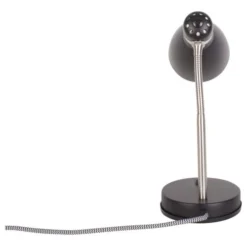 Leitmotiv Lampes à Poser Lampe De Bureau En Métal New Study Noir -Luminaires Soldes 202 lampe de bureau en metal new study noir 3