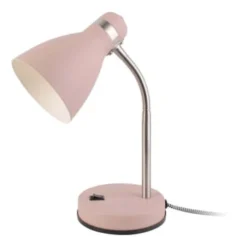 Leitmotiv Lampes à Poser Lampe De Bureau En Métal New Study Noir -Luminaires Soldes 202 lampe de bureau en metal new study rose poudre 2