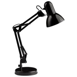 Brilliant Lampes à Poser Lampe De Bureau En Métal Noir -Luminaires Soldes 202 lampe de bureau en metal noir 14