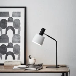 Markslöjd Lampes à Poser Lampe De Bureau En Métal Noir -Luminaires Soldes 202 lampe de bureau en metal noir 8