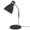Present Time Lampes à Poser Lampe De Bureau En Métal Noir H34cm -Luminaires Soldes 202 lampe de bureau en metal noir h34cm