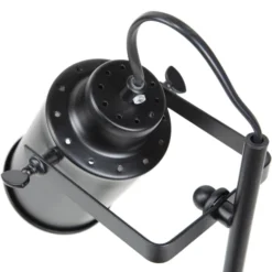 Beliani Lampes à Poser Lampe De Bureau Noir -Luminaires Soldes 202 lampe de bureau noir 3