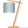 Good & Mojo Lampes à Poser Lampe De Table Bambou/lin H46cm -Luminaires Soldes 202 lampe de table bambou lin h46cm 12