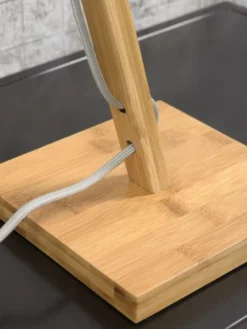 Good & Mojo Lampes à Poser Lampe De Table Bambou/lin H46cm 13 Good & Mojo Lampes à Poser Lampe De Table Bambou/lin H46cm -Luminaires Soldes 202 lampe de table bambou lin h46cm 5