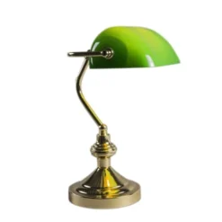 QAZQA Lampes à Poser Lampe De Table En Acier Vert -Luminaires Soldes 202 lampe de table en acier vert 2