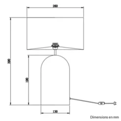 Keria Lampes à Poser Lampe De Table En Canage Naturel -Luminaires Soldes 202 lampe de table en canage naturel 3