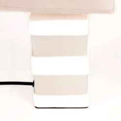 Keria Lampes à Poser Lampe De Table En Ceramic Blanc -Luminaires Soldes 202 lampe de table en ceramic blanc 5