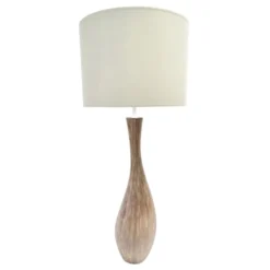 Keria Lampes à Poser Lampe De Table En Ceramic Marron