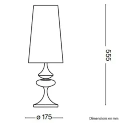 Keria Lampes à Poser Lampe De Table En Métal Argente -Luminaires Soldes 202 lampe de table en metal argente 2