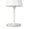 Dyberg Larsen Lampes à Poser Lampe De Table En Métal Blanc Mat Et Métal Brossé, H 30 Cm D 19,5 Cm -Luminaires Soldes 202 lampe de table en metal blanc mat et metal brosse h 30 cm d 19 5 cm