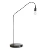 PIB Lampes à Poser Lampe De Table En Métal Et Marbre Noir -Luminaires Soldes 202 lampe de table en metal et marbre noir