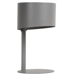 Lucide Lampes à Poser Lampe De Table En Métal Gris -Luminaires Soldes 202 lampe de table en metal gris 3
