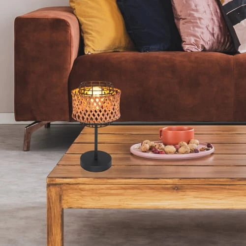 Globo Lampes à Poser Lampe De Table En Métal Naturel 4 Globo Lampes à Poser Lampe De Table En Métal Naturel – Image 2