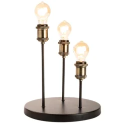 Sampa Helios Lampes à Poser Lampe De Table En Métal Noir