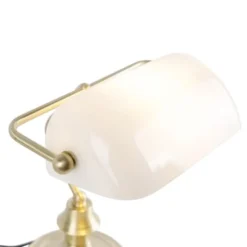 QAZQA Lampes à Poser Lampe De Table En Verre Doré -Luminaires Soldes 202 lampe de table en verre dore 2