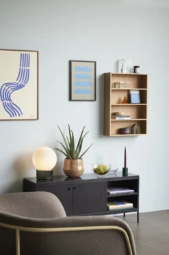 Hubsch Lampes à Poser Lampe De Table En Verre Vert -Luminaires Soldes 202 lampe de table en verre vert 1