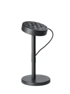 Belux Lampes à Poser Lampe De Table Faisceau Réglable Noire