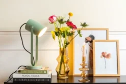 Present Time Lampes à Poser Lampe De Table Gris Vert H41,5cm -Luminaires Soldes 202 lampe de table gris vert h41 5cm 4