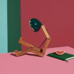 Lampes à Poser Lampe De Table Mr. Wattson Bois Noir Fashion -Luminaires Soldes 202 lampe de table mr wattson bois noir fashion 3