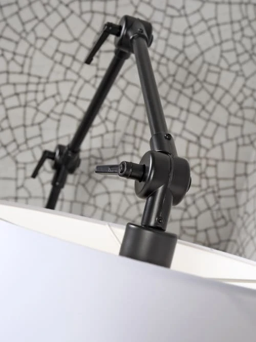 It's About Romi Lampes à Poser Lampe De Table Noire Flexible Et Abat-jour Gris H100cm 8 It's About Romi Lampes à Poser Lampe De Table Noire Flexible Et Abat-jour Gris H100cm – Image 6