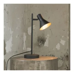 Lampea Lampes à Poser Lampe De Table Vintage En Métal Noir -Luminaires Soldes 202 lampe de table vintage en metal noir 1