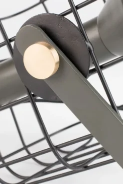 BOITE A DESIGN Lampes à Poser Lampe Design En Métal Gris -Luminaires Soldes 202 lampe design en metal gris 4