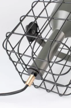 BOITE A DESIGN Lampes à Poser Lampe Design En Métal Gris -Luminaires Soldes 202 lampe design en metal gris 5