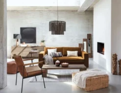 Maisons Du Monde Lampes à Poser Lampe En Bois De Manguier Et Abat-jour En Coton Noir H72 -Luminaires Soldes 202 lampe en bois de manguier et abat jour en coton noir h72 1000 13 16 226623 2