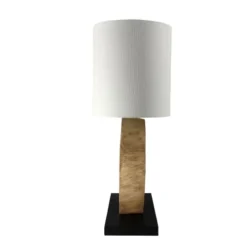 Now’s Home Lampes à Poser Lampe En Bois Naturel Avec Abat-jour Ivoire H57cm -Luminaires Soldes 202 lampe en bois naturel avec abat jour ivoire h57cm 4