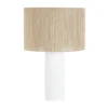 Maisons Du Monde Lampes à Poser Lampe En Céramique Blanche Et Abat-jour En Corde De Jute H73 -Luminaires Soldes 202 lampe en ceramique blanche et abat jour en corde de jute h73 1000 15 1 228002 1