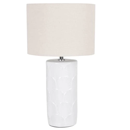 Maisons Du Monde Lampes à Poser Lampe En Céramique Blanche Et Abat-jour En Coton Beige 3 Maisons Du Monde Lampes à Poser Lampe En Céramique Blanche Et Abat-jour En Coton Beige
