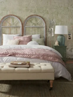 Maisons Du Monde Lampes à Poser Lampe En Céramique Bleue Abat-jour En Lin Blanc -Luminaires Soldes 202 lampe en ceramique bleue abat jour en lin blanc 1000 8 37 209465 6