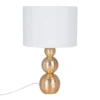 Maisons Du Monde Lampes à Poser Lampe En Céramique Dorée Et Abat-jour En Lin Blanc -Luminaires Soldes 202 lampe en ceramique doree et abat jour en lin blanc 1000 6 30 227211 1
