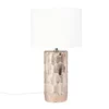Maisons Du Monde Lampes à Poser Lampe En Céramique Dorée Sculptée Et Abat-jour écru -Luminaires Soldes 202 lampe en ceramique doree sculptee et abat jour ecru 1000 11 13 200339 1