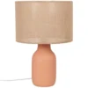 Maisons Du Monde Lampes à Poser Lampe En Céramique Rose Et Abat-jour En Raphia Beige -Luminaires Soldes 202 lampe en ceramique rose et abat jour en raphia beige 1000 8 8 227927 1