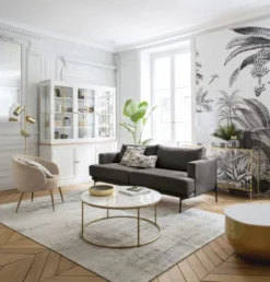 Maisons Du Monde Lampes à Poser Lampe En Cristal, Métal Doré Et Abat-jour Blanc -Luminaires Soldes 202 lampe en cristal metal dore et abat jour blanc 1000 0 2 210086 3