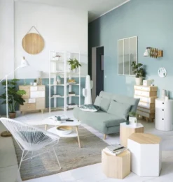 Maisons Du Monde Lampes à Poser Lampe En Hévéa Avec Abat-jour Gris -Luminaires Soldes 202 lampe en hevea avec abat jour gris 1000 5 30 151730 13