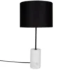 Maisons Du Monde Lampes à Poser Lampe En Marbre Blanc Et Abat-jour En Coton Noir -Luminaires Soldes 202 lampe en marbre blanc et abat jour en coton noir 1000 3 4 224233 1