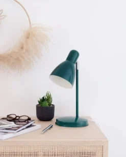 Maisons Du Monde Lampes à Poser Lampe En Métal Bleu Canard -Luminaires Soldes 202 lampe en metal bleu canard 1000 11 22 229171 3