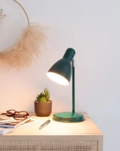 Maisons Du Monde Lampes à Poser Lampe En Métal Bleu Canard -Luminaires Soldes 202 lampe en metal bleu canard 1000 11 22 229171 4