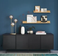 Maisons Du Monde Lampes à Poser Lampe En Métal Doré 3 Abat-jour En Verre Ambré -Luminaires Soldes 202 lampe en metal dore 3 abat jour en verre ambre 1000 0 33 220490 2