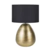 Maisons Du Monde Lampes à Poser Lampe En Métal Doré Et Abat-jour En Coton Noir D51 1 Maisons Du Monde Lampes à Poser Lampe En Métal Doré Et Abat-jour En Coton Noir D51 -Luminaires Soldes 202 lampe en metal dore et abat jour en coton noir d51 1000 16 17 226337 1