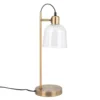 Maisons Du Monde Lampes à Poser Lampe En Métal Doré Et Abat-jour En Verre -Luminaires Soldes 202 lampe en metal dore et abat jour en verre 1000 11 31 203637 1